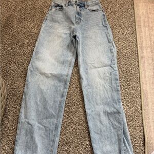 Pistola Light Blue Flare & Wide Leg Jeans